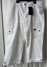 Lee Women  s Flex To Go Cuffed Cargo Capri Pants- Size 14 M- NWT