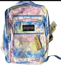 JanSport Big Student 17.5" Backpack Blue Batik Wash Laptop Compartment MSRP 72