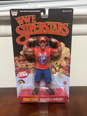 Mattel WWE LJN Superstars John Cena Action Figure 1980s Chase Variant Rare