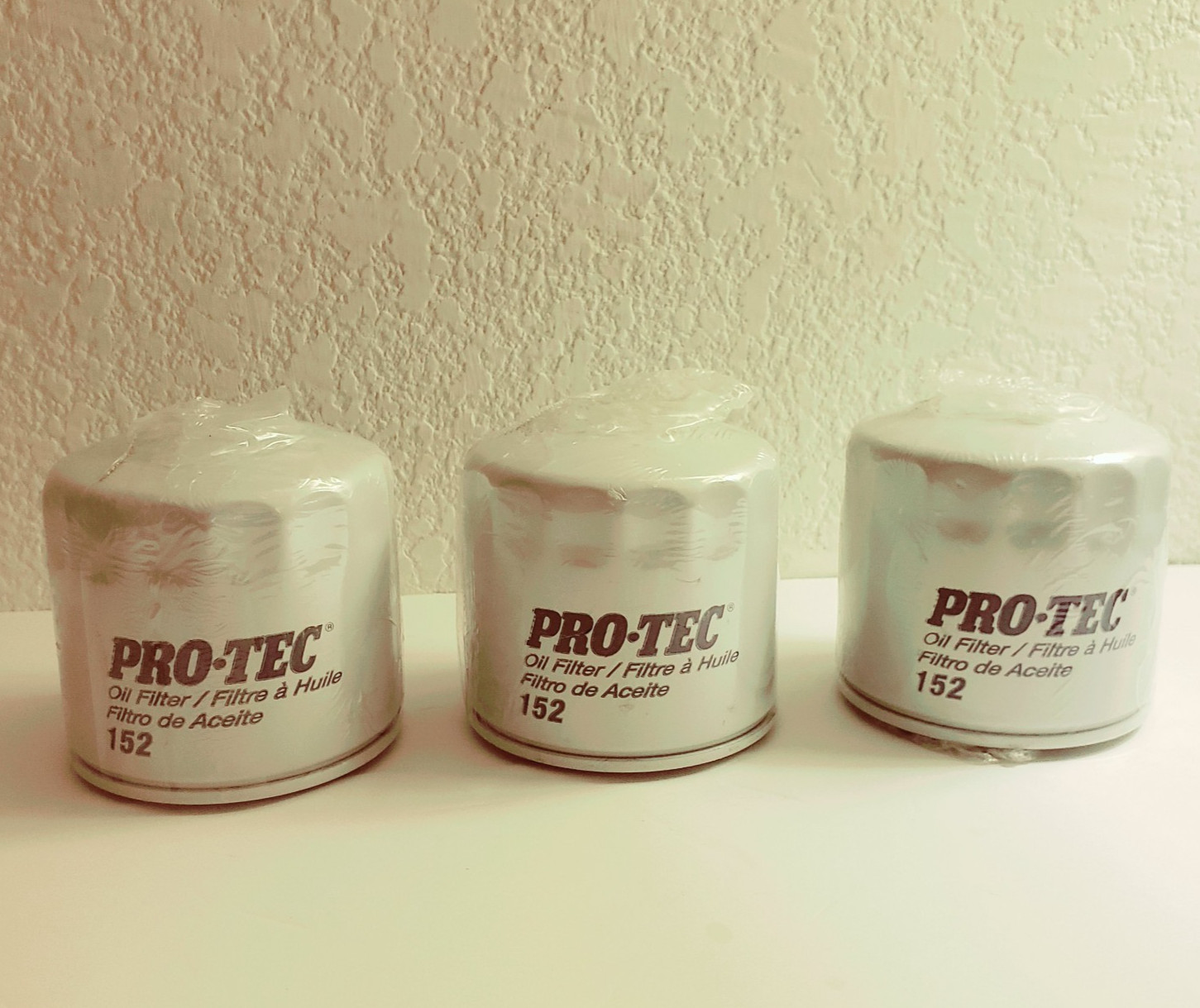 3X Pro-Tec 152 Engine Oil Filter New-Old Stock Lot of 3