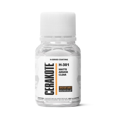 #ad Cerakote H Series Oven Cure H 301P Matte Armor Clear 16oz Part B $75.95