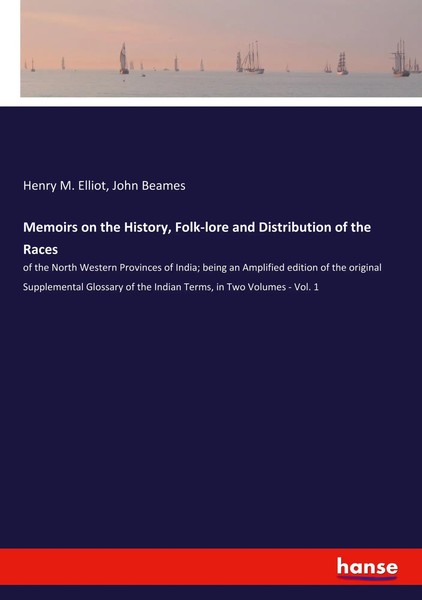 Memoirs On The History, Folk-Lore And Distribution Of The Races Elliot (U. A.)-image