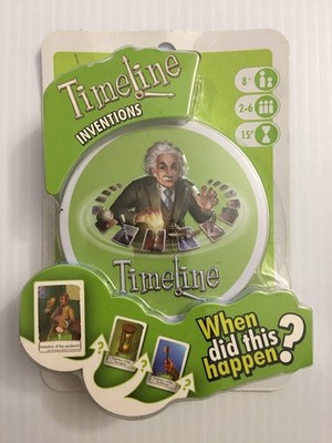 Timeline Inventions Card Game Asmodee 8+, 2-6 Players