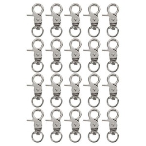 20Pcs Cage de porte en métal clips anti-évasion boucles pour portes de cage pour animaux