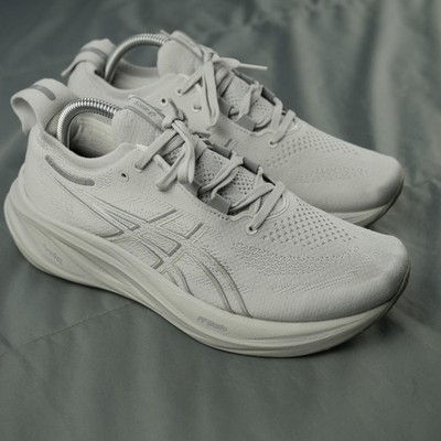 あんび ASICS Gel-Nimbus 26 Shoes Womens Size 9.5 White Gray Running