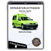 Seat Inca 9K Elektrische Anlage Elektrik Systeme Werkstatthandbuch PDF Datei