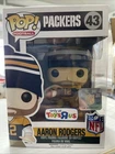 Funko POP! NFL Aaron Rodgers Figure Green Bay Packers Football Toys R Us Ex 43
