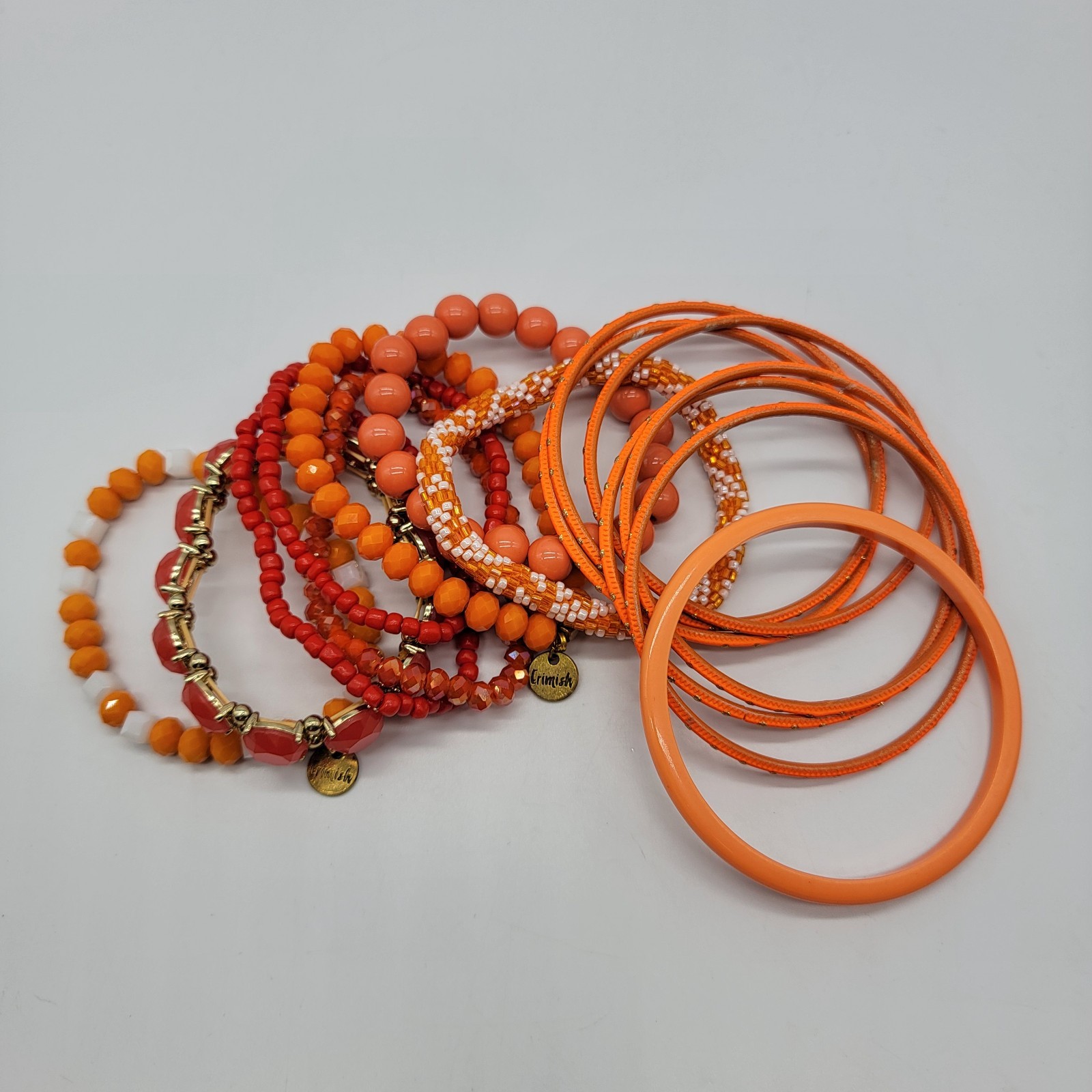 15pc Mix Stretch and Bangle Stackable Bracelet Re… - image 2