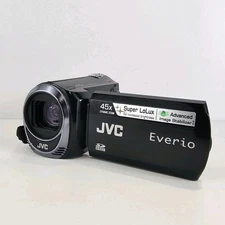 JVC Everio GZ-MS110BEK Handheld High Definition HDD Camcorder Black Tested