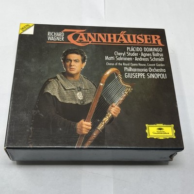 Richard Wagner - Tannhäuser - Plácido Domingo Sinopoli Philharmonia DG 3xCD Box