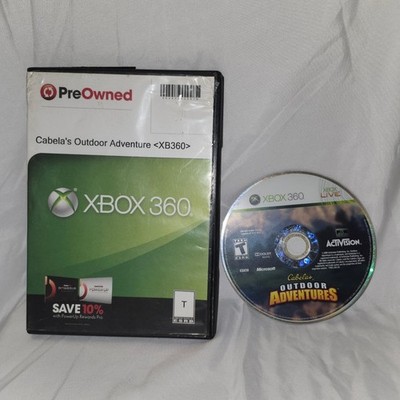 Cabelas Outdoor Adventures Xbox 360 Microsoft Activision Hunting Fishing Game