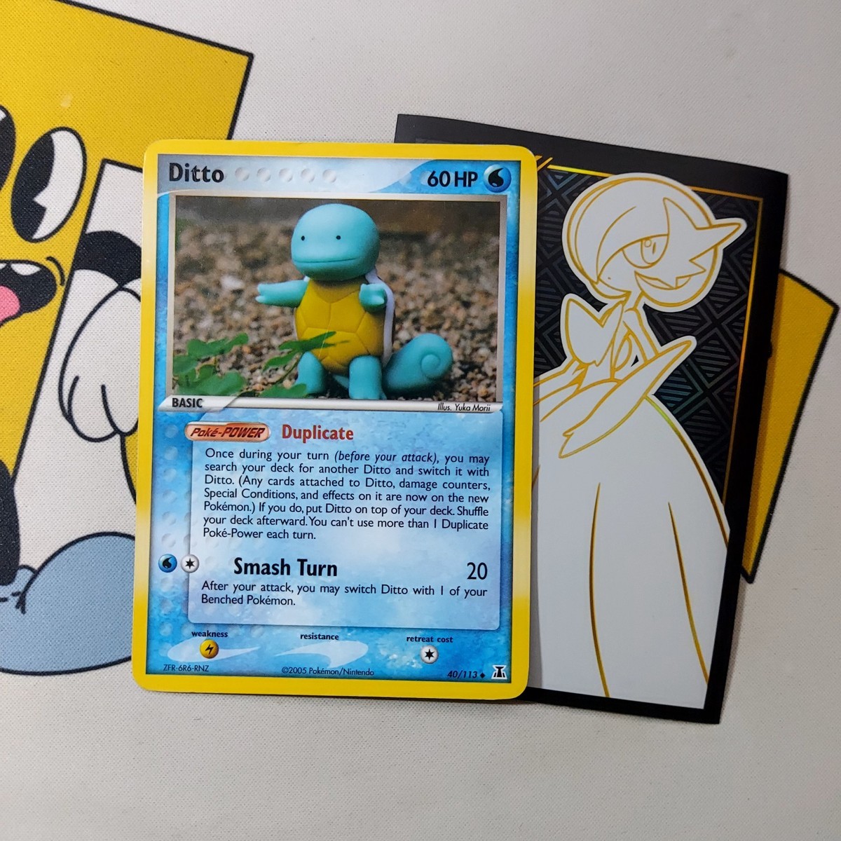 Pokemon Card TCG Ditto (Squirtle) 40/113 Delta Species 2005