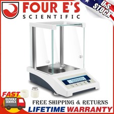 Analytical Balance Lab Scale 220g 0.0001g Precision Electronic Scale LCD Screen