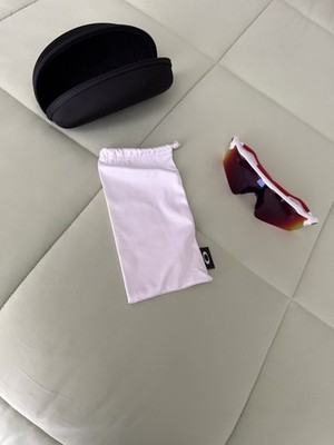 Oakley Radar EV Path Prizm Red Cycling Sunglasses White Frame OO9208-05 Case