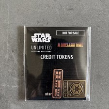 Star Wars Unlimited A Lawless Time Credit Tokens Metal Promo Sealed