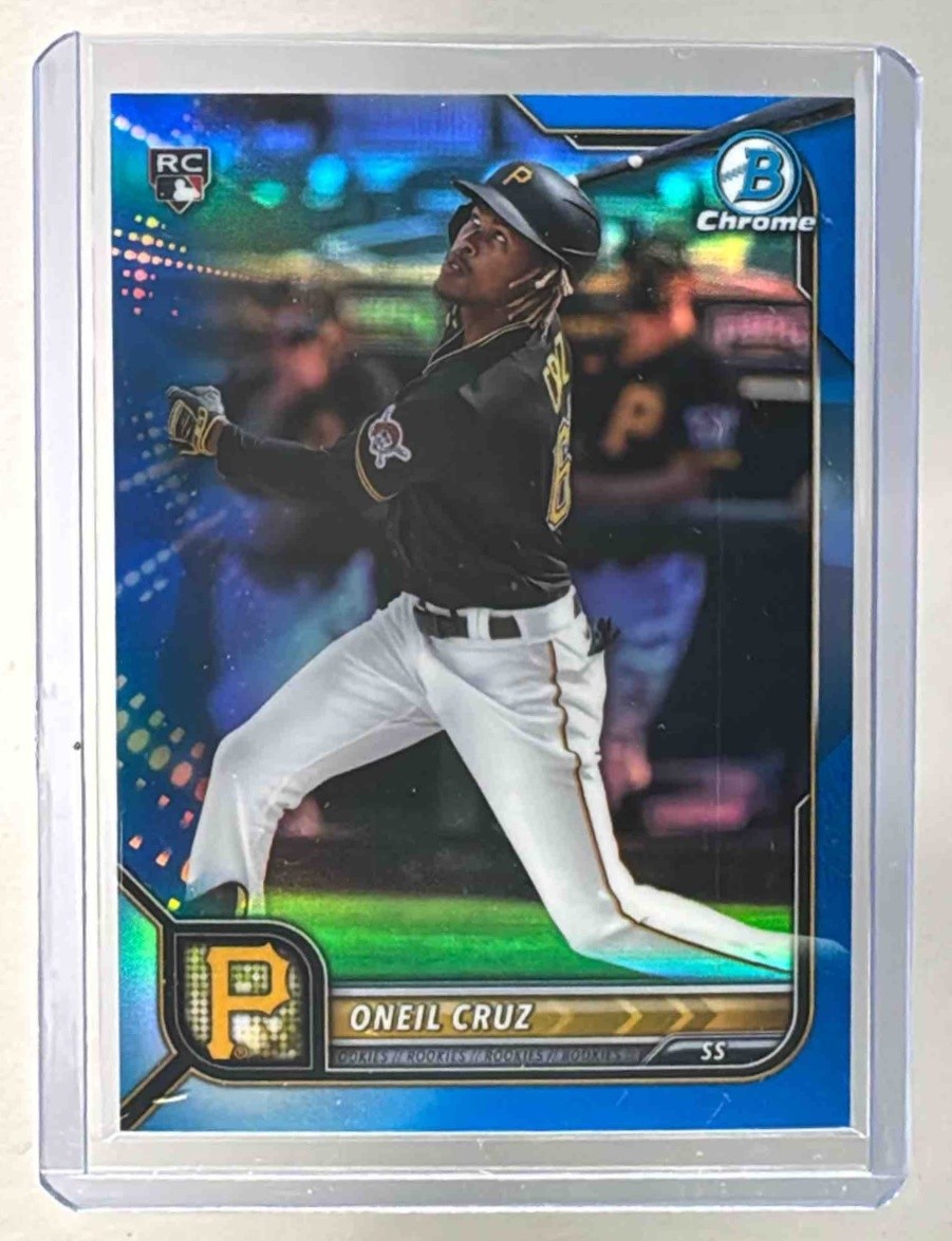 Oneil Cruz 2022 Bowman Chrome #45 Blue Refractor Rookie RC /150