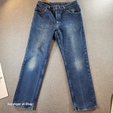 Vintage Lee Originals 80s 90s Men's Jeans Tag 34x30 Fit 31x29 Blue Denim Classic