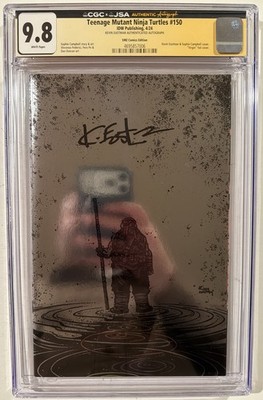 Teenage Mutant Ninja Turtles #150 FOIL CGC X JSA 9.8 Kevin Eastman SIGNED