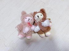 Tully's Coffee Bearful Squirrel Mascot Plush Keychain Mascot Holder