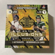 2021 Panini Illusions NFL Football Mega Box - Brand New Factory Sealed