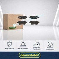 Bremsbelagsatz Scheibenbremse Hinten RAP Brakes R P1646 FüR KIA