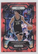 2024-25 Panini Prizm Draft Picks Red Ice Prizm Enrique Freeman #72 a1b