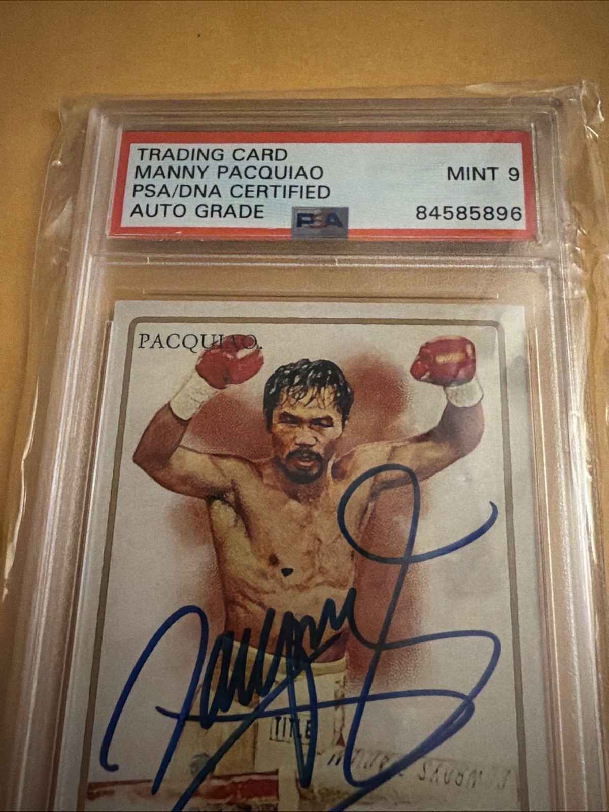 2011 Topps Allen And Ginter Manny Pacquiao Psa 9 Autograph Auto view 4