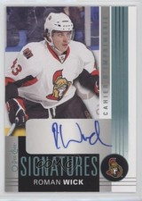 2013-14 O-Pee-Chee Signatures Roman Wick #OPC-RW Auto 1o3