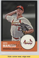 2012 Topps Heritage Minor League Edition Black Border 24/96 Seth Maness READ 0f8