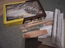 Mini Mamoli USS Constitution 1:330 Holz Bausatz