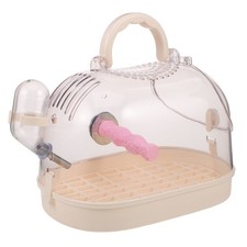 Parrot Feeder Bird Travel Carrier Cage Cages for Cockatiels Bath