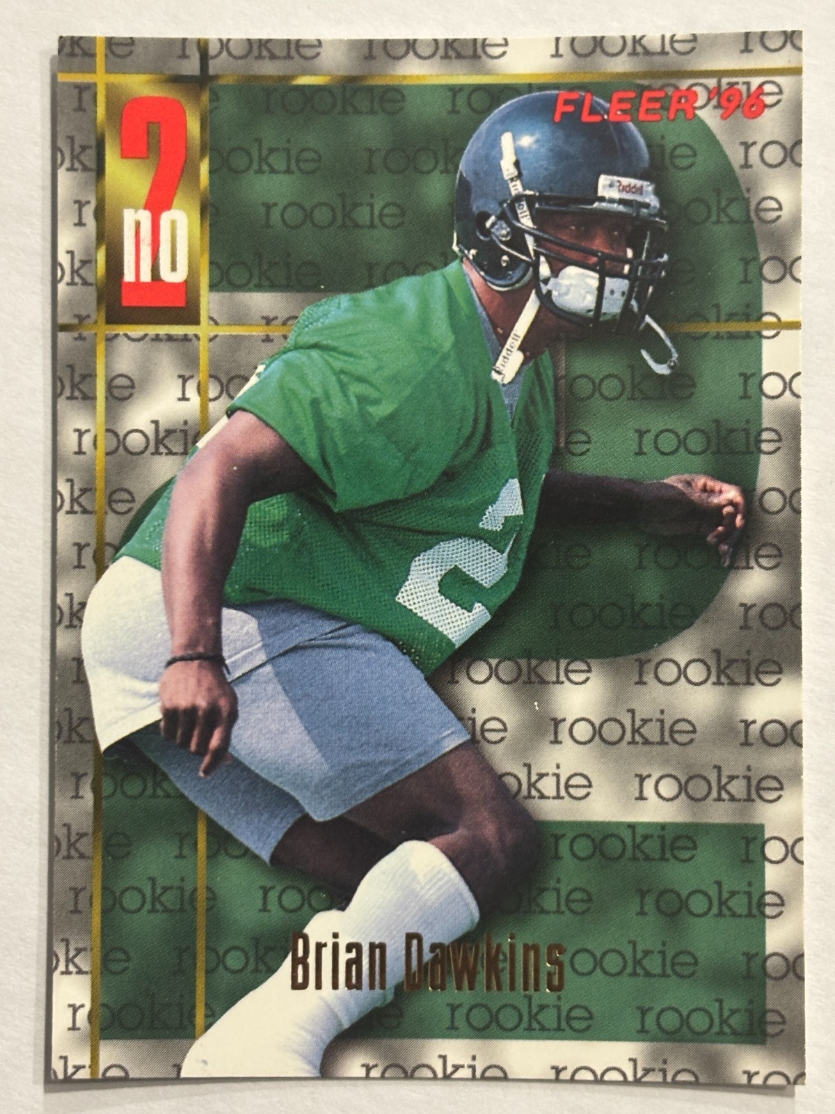 1996 Fleer #150 Brian Dawkins Philadelphia Eagles