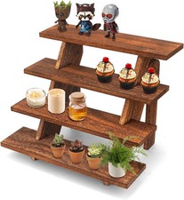 Wooden Display Stand Wood Cupcake Stands Tool Free Rustic Risers Display Ideal