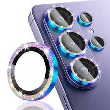 Fr Samsung Galaxy S26 S25 S24 S23 Ultra Glitter Diamond HD Camera Lens Protector