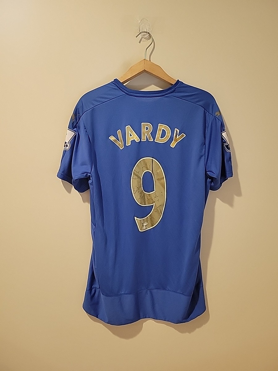 Leicester City Puma Jersey Jamie Vardy #9 Blue King Power Premier