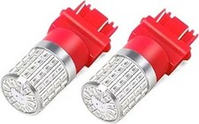 3157 Red LED Light Bulbs Super Bright 72-SMD 3056 3156 3057 4057 4157 Replacemen