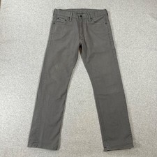 Levi’s 513 Jeans Men's Size 30Wx30L Gray Slim Straight Fit Denim Stretch
