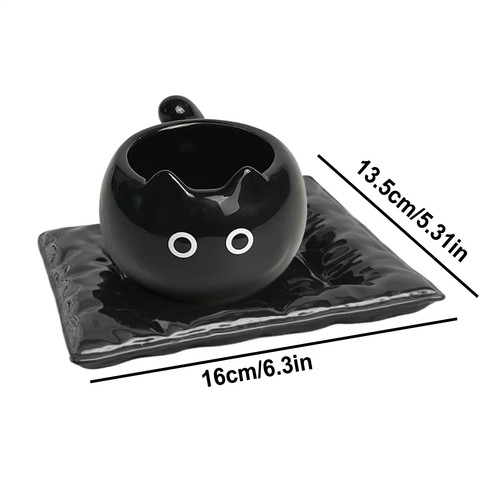 1 pieza Linda Taza Gato 210 ml Cerámica Gatito Siamés Taza de Té Para Entusiastas de Gatos Regalos - Imagen 12 de 16