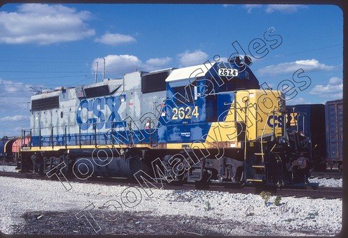 Original Slide- CSXT GP38-2 2624 At Toledo, OH. 9/02 | eBay UK