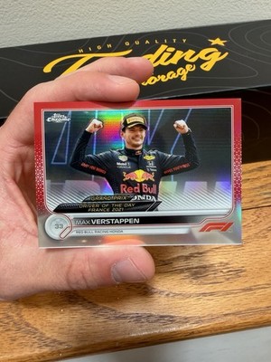 2022 Topps Chrome F1 Max Verstappen #179 Grand Prix Driver of the Day /5