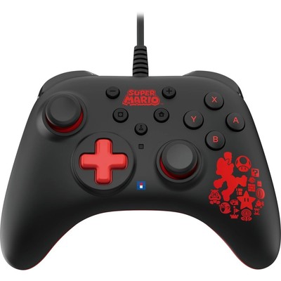 HORI Horipad Turbo Switch Controller, Super Mario, Schwarz/Rot #1906884