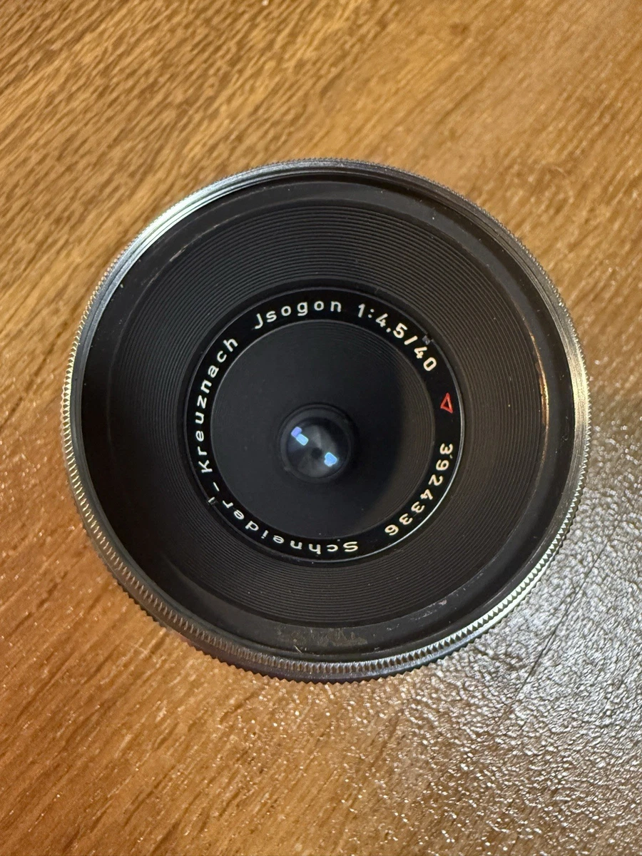 Schneider-Kreuznach Jsogon 40mm f4.5 Red Triangle Lens Exakta