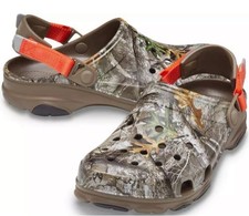 Crocs Unisex Classic All-Terrain Realtree Edge Camo Clog 206504-267 Walnut NEW