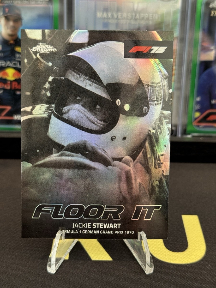 2025 Topps Chrome Formula 1 F1 Jackie Stewart Floor It Refractor