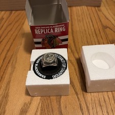 Chicago Blackhawks 2015 Stanley Cup Replica Ring SGA NEW In Box