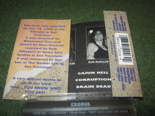 Exodus - Good Friendly Violent Fun (cassette) - Picture 5 of 9