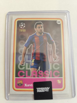 Topps Total Football 24/25 Xavi Classic /99 Barcelona Legend 78/99