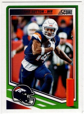 2025 Panini Score Football Courtland Sutton No. 286 Denver Broncos