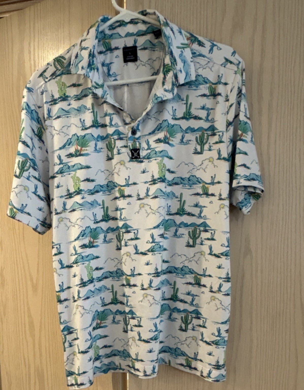 CONSTRUCT Quick Dry Performance Desert Print Shir… - image 1