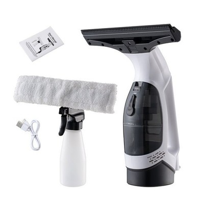 Window Vacuum Cleaner Powerful Adhesion Rechargeable Cordless Glass Mirror